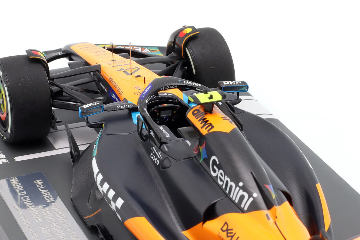 McLaren MCL39 Lando Norris 2025 Abu Dhabi GP 1/18 Scale by Minichamps