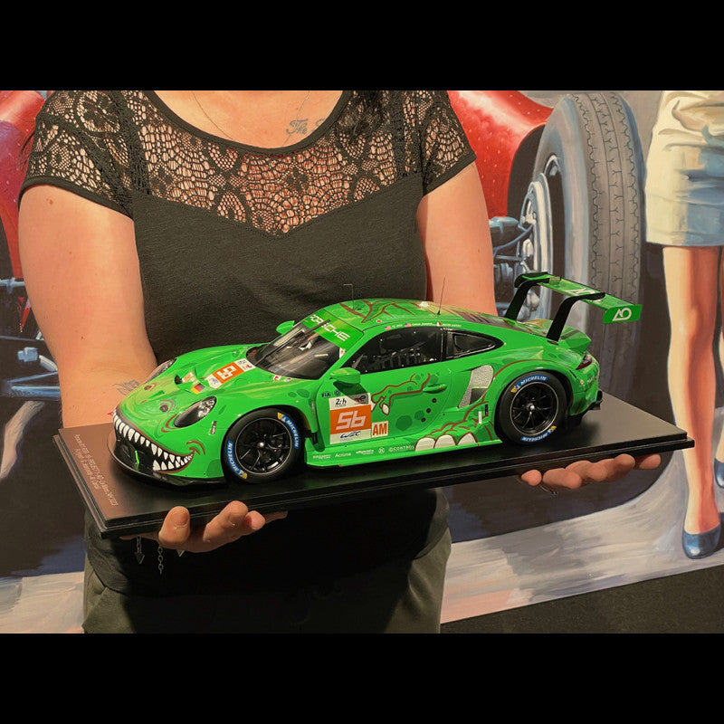 1/12 Scale Spark Porsche 911 RSR-19 #56 AO RACING REXY 24H Le Mans 2023 Model Car