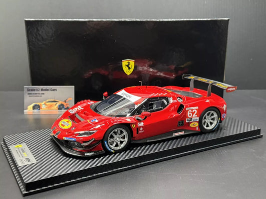 Ferrari 296 GT3 #62 RISI COMPETIZIONE GTD PRO 2023 DAYTONA 24HR 1/18 SCALE BBR