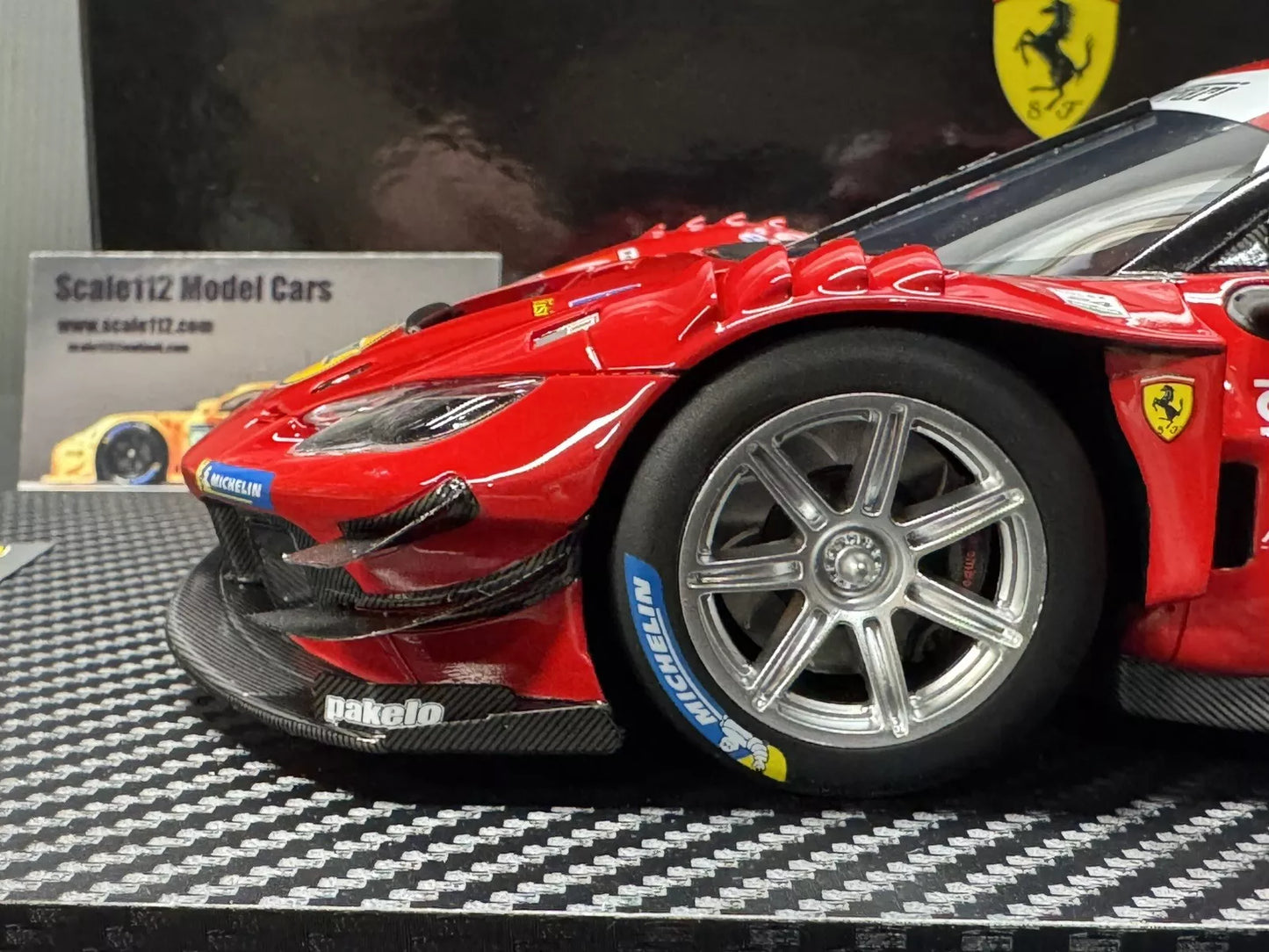Ferrari 296 GT3 #62 RISI COMPETIZIONE GTD PRO 2023 DAYTONA 24HR 1/18 SCALE BBR