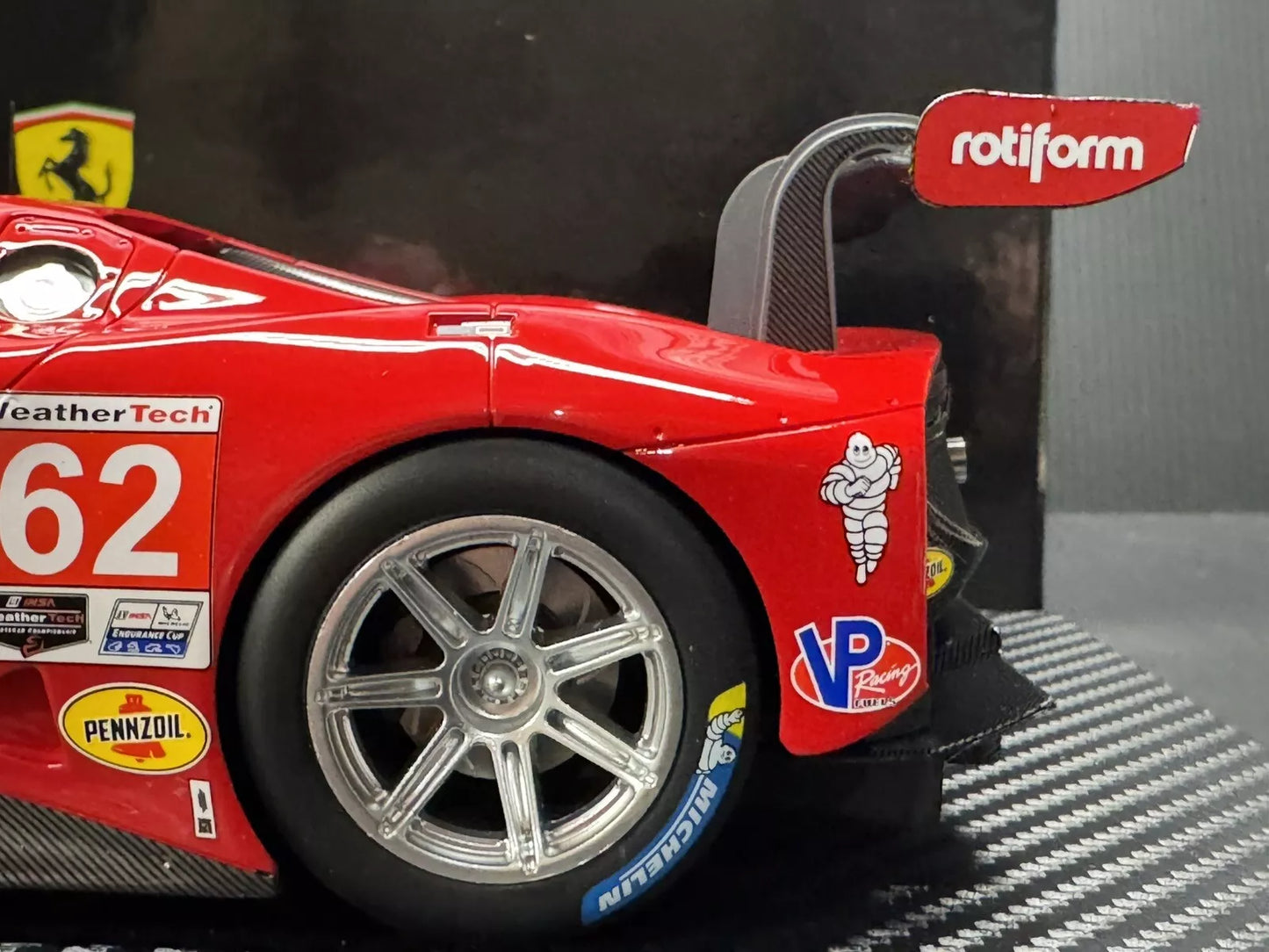 Ferrari 296 GT3 #62 RISI COMPETIZIONE GTD PRO 2023 DAYTONA 24HR 1/18 SCALE BBR