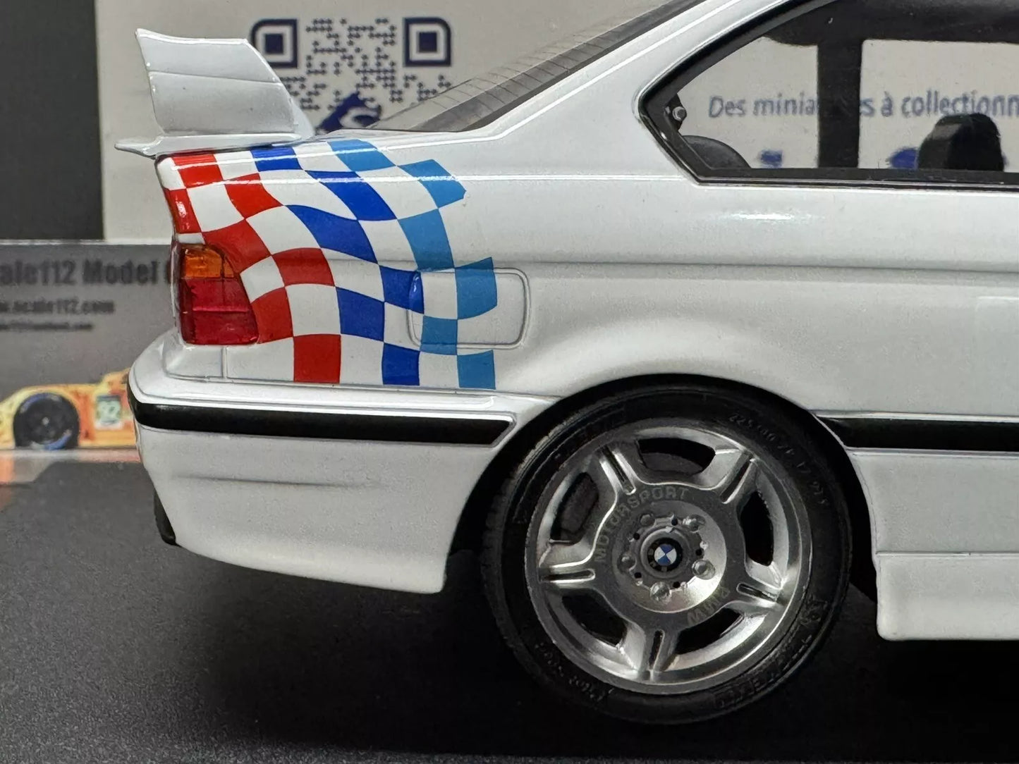 BMW M3 E36 Coupe Lightweight White 1/18 Scale Diecast Model Car by Solido S1803903