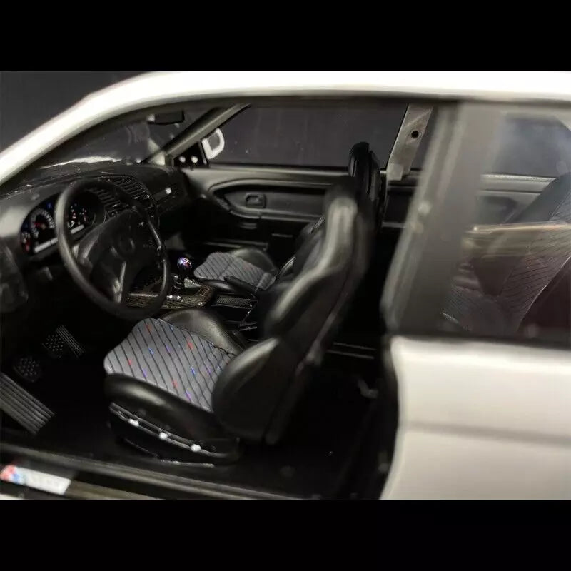 BMW M3 E36 Coupe Lightweight White 1/18 Scale Diecast Model Car by Solido S1803903