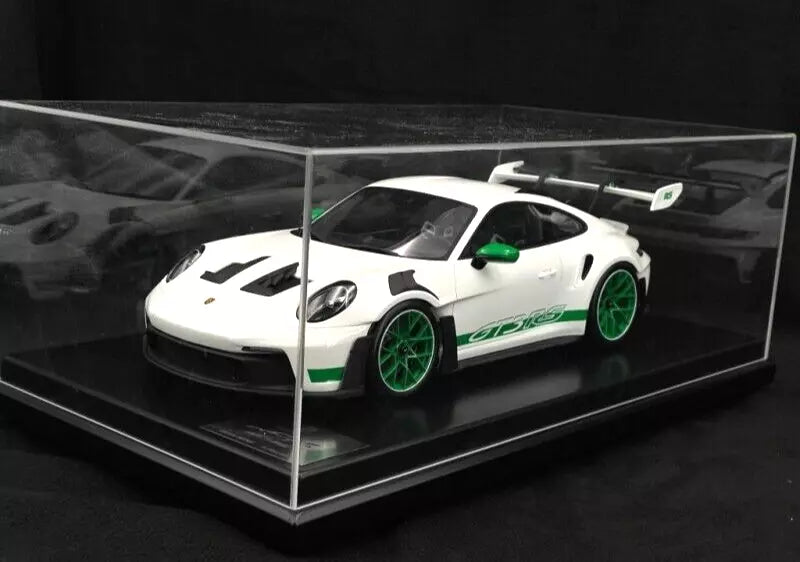 Porsche 911 992 GT3 RS Carrera RS Tribute w/ Display Case - Dealer - 1/12 Spark