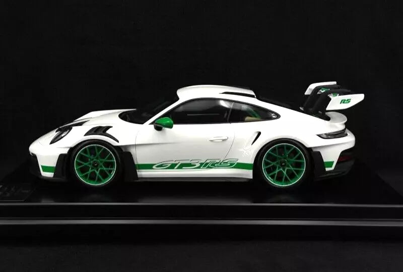 Porsche 911 992 GT3 RS Carrera RS Tribute w/ Display Case - Dealer - 1/12 Spark