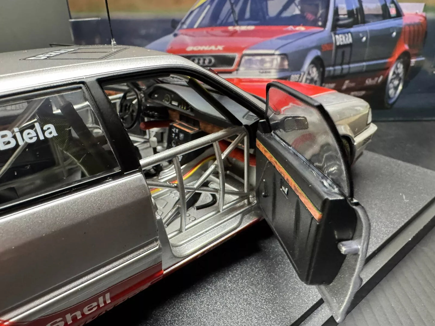 Audi V8 Quattro #1 DTM 1992 Frank Biela 1/18 Scale Diecast Car by WERK83