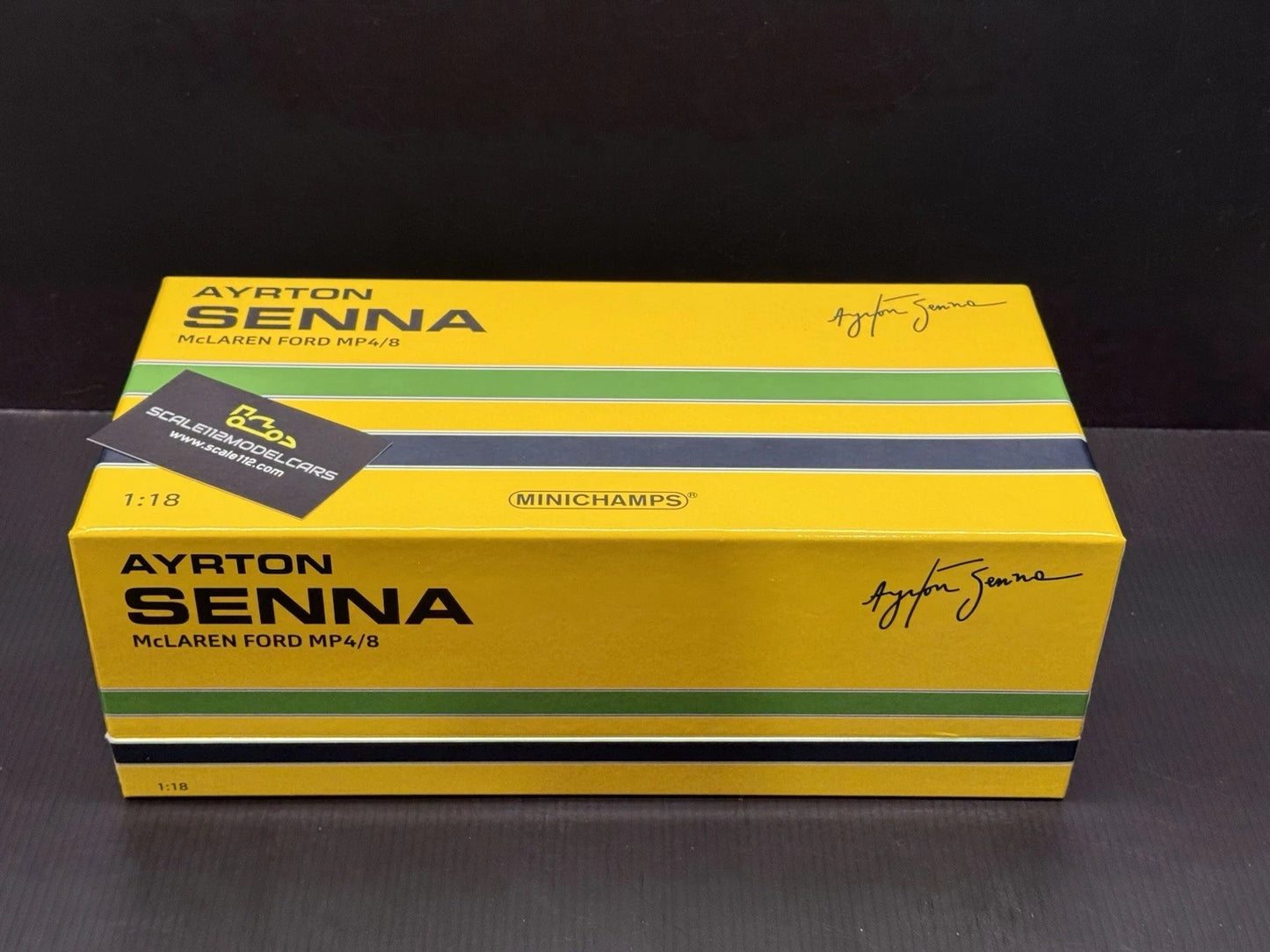 McLAREN F1 FORD MP4/8 V8 WINNER AUSTRALIAN GP 1993 SENNA 1/18 Minichamps Box Set
