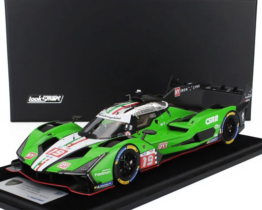 LAMBORGHINI SC63 3.8L V8 TURBO 24h LE MANS 2024 #19 1/18 Scale Model Looksmart