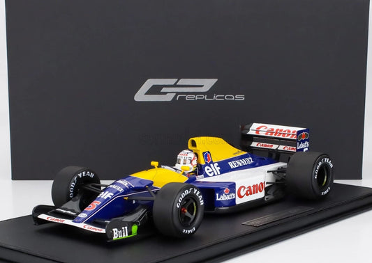 1/12 Scale Williams FW14B - Nigel Mansell British GP Pole w/ Case - GP Replicas GP1228AWD