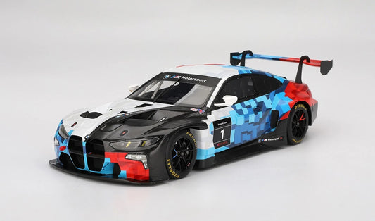 1/18 SCALE BMW M4 GT3 EVO PRESENTATION IMSA MODEL CAR BY TOP SPEED