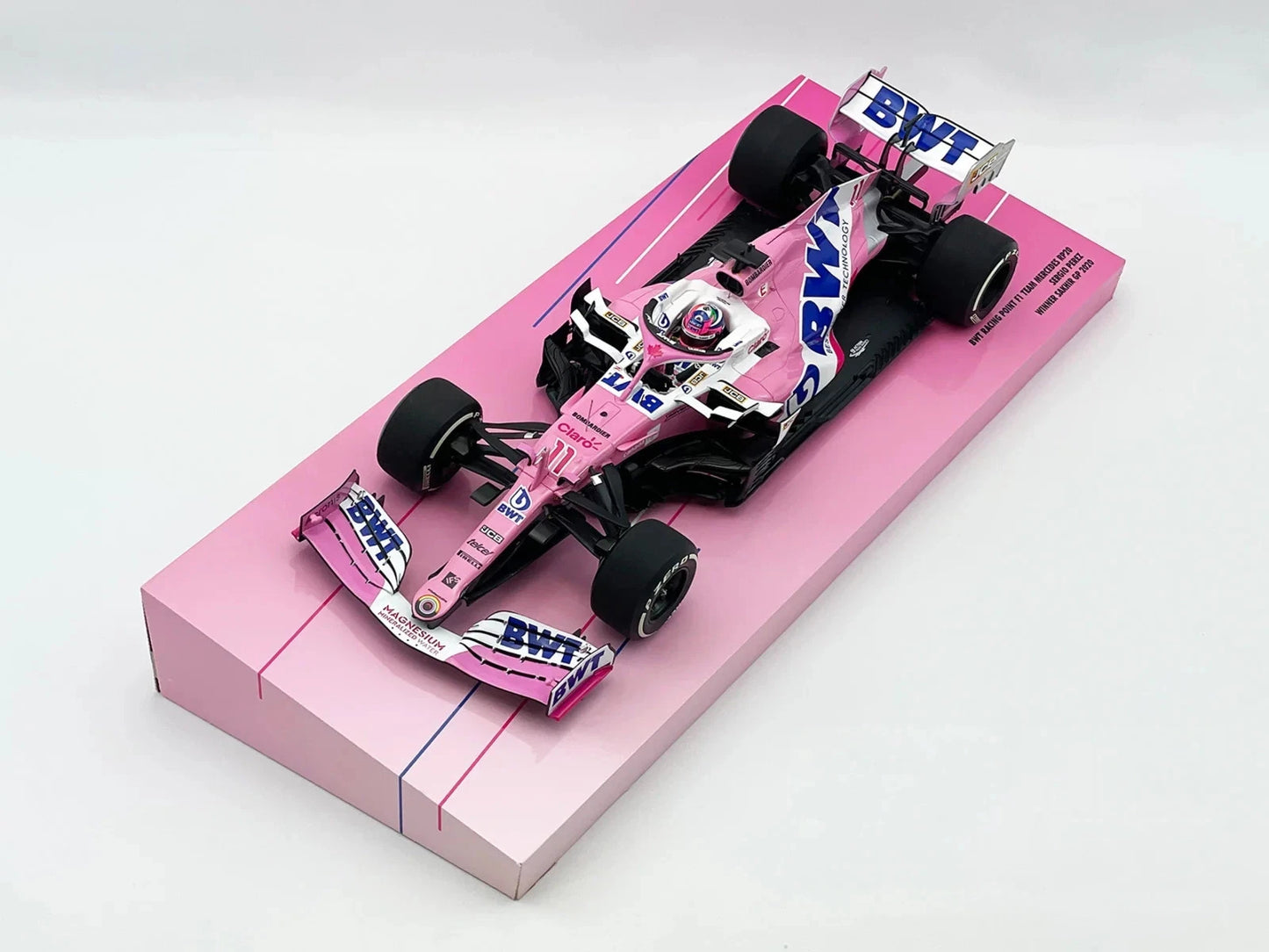1/18 Scale Minichamps BWT Racing Point F1 RP20 Sergio Perez 1st Career Win Collectors Box Set