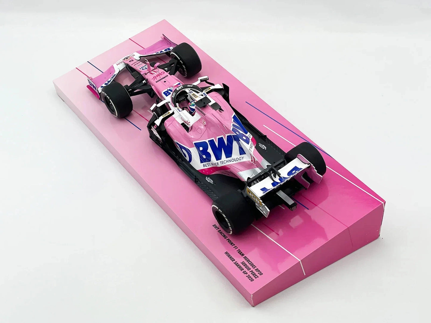 1/18 Scale Minichamps BWT Racing Point F1 RP20 Sergio Perez 1st Career Win Collectors Box Set