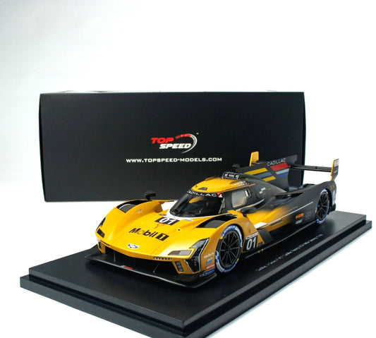 Cadillac V-LMDh GTP 2024 2024 IMSA Sebring 12 Hrs 1/18 Scale Model Car Top Speed