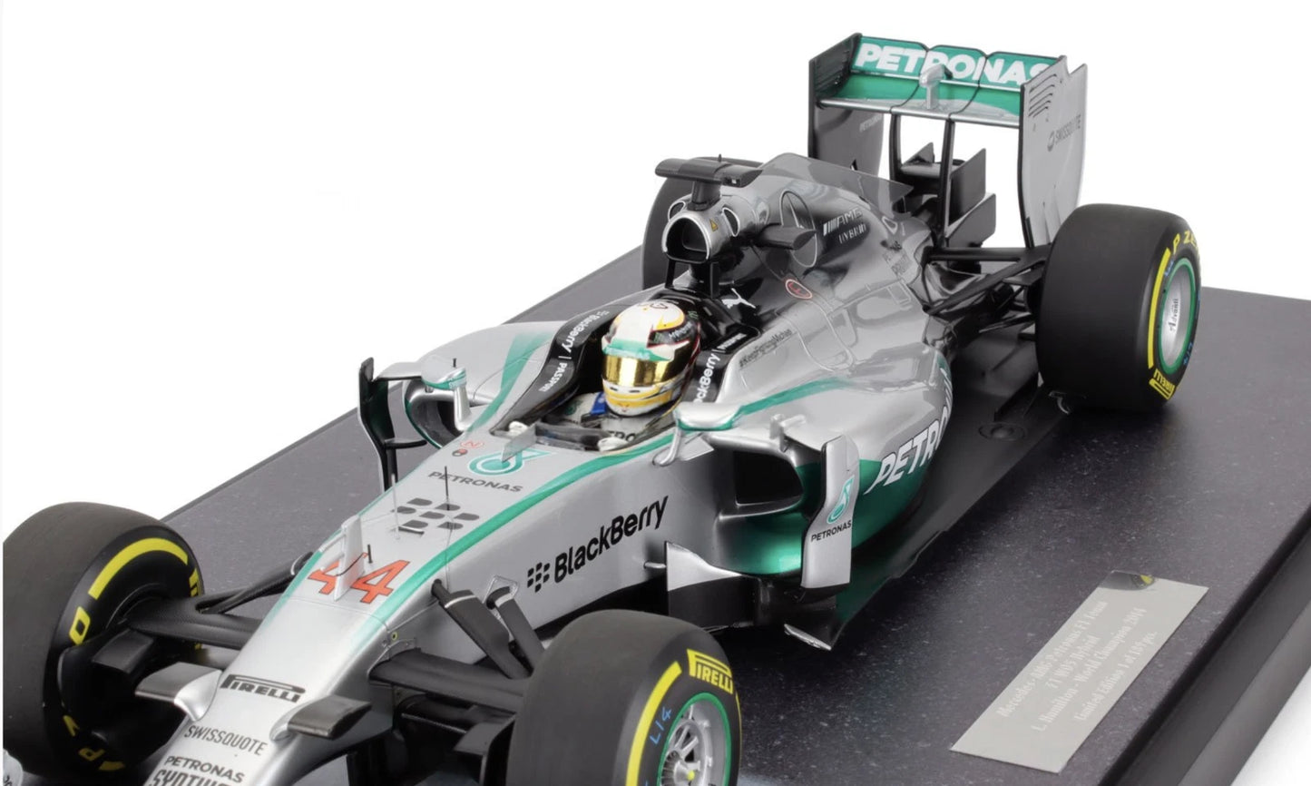 MERCEDES-AMG W05 - WORLD CHAMPION 2014 LEWIS HAMILTON 1/12 SCALE MINICHAMPS