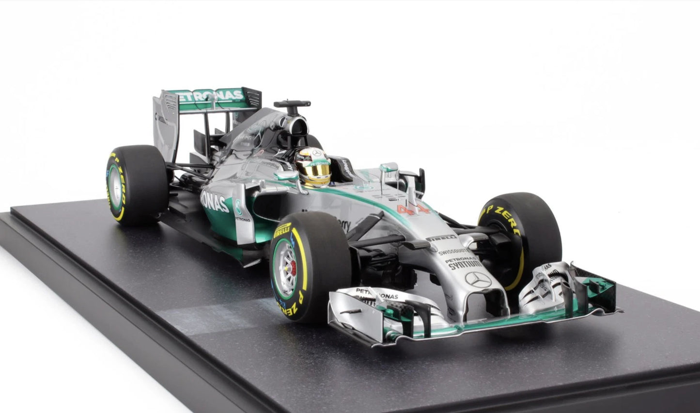 MERCEDES-AMG W05 - WORLD CHAMPION 2014 LEWIS HAMILTON 1/12 SCALE MINICHAMPS