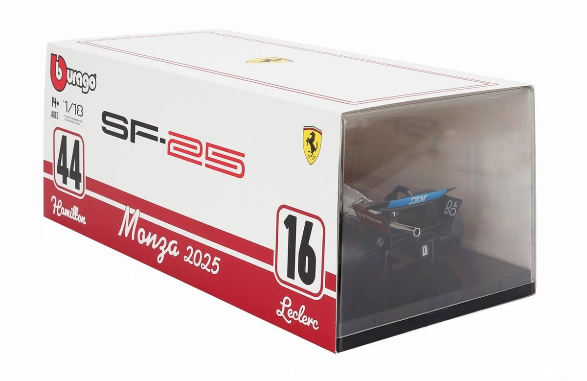Lewis Hamilton Ferrari SF-25 #44 6th Italian GP Formula 1 2025 1:18 Bburago