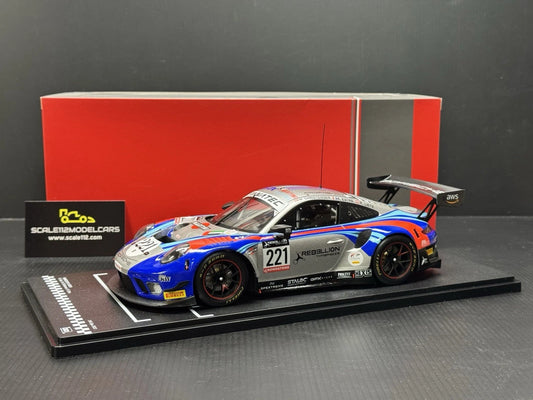 IXO 911 Porsche GT3 R Martini Racing 24H Spa 2022 Diecast Model Car 1/18 Scale