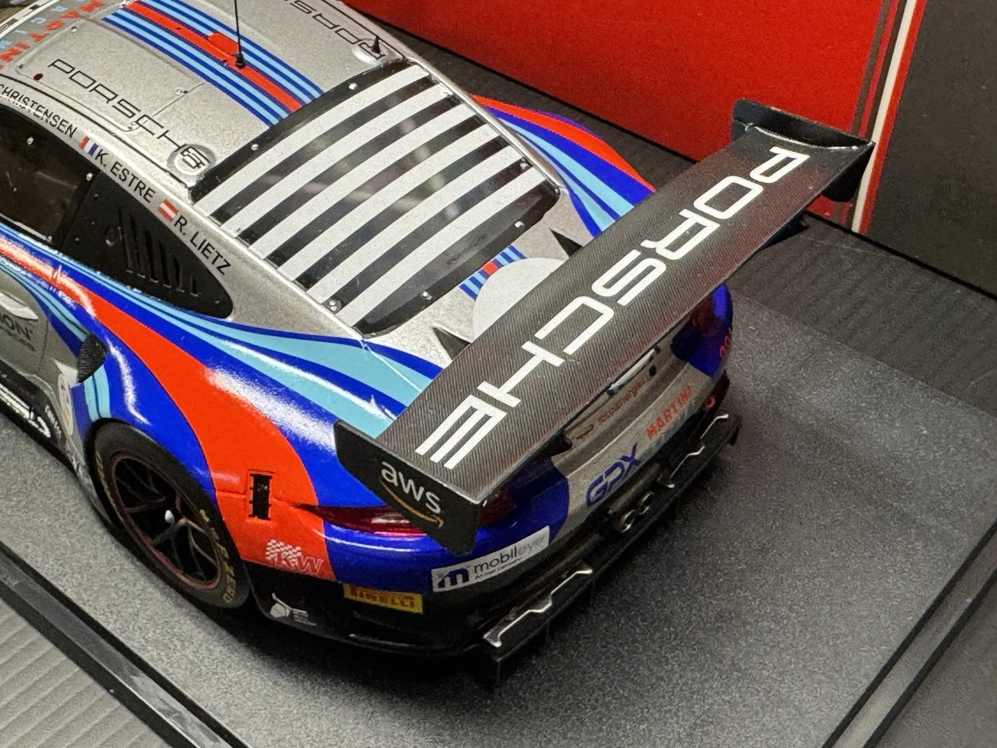 IXO 911 Porsche GT3 R Martini Racing 24H Spa 2022 Diecast Model Car 1/18 Scale