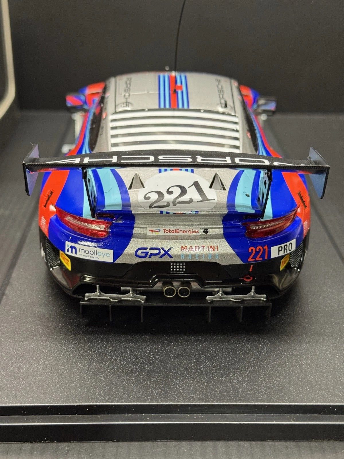 IXO 911 Porsche GT3 R Martini Racing 24H Spa 2022 Diecast Model Car 1/18 Scale