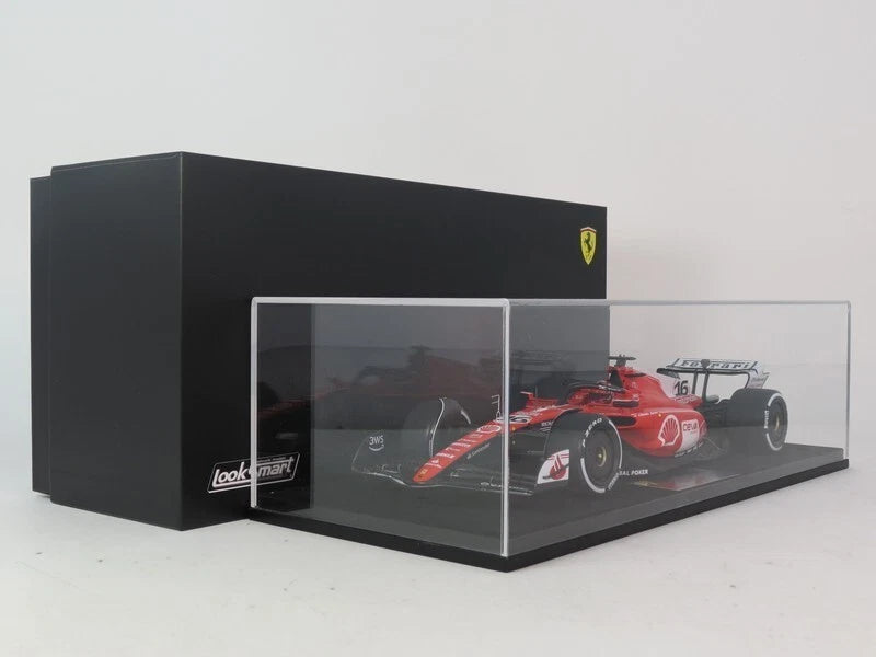 Ferrari F1 SF-23 Las Vegas GP 2023 2nd Place Charles Leclerc 1/18 Looksmart LS18F1049