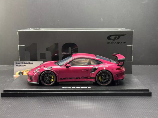 Porsche 911 991.2 GT3 RS Ruby Star Red 2019 1/18 Scale Model Car by GT Spirit GT911