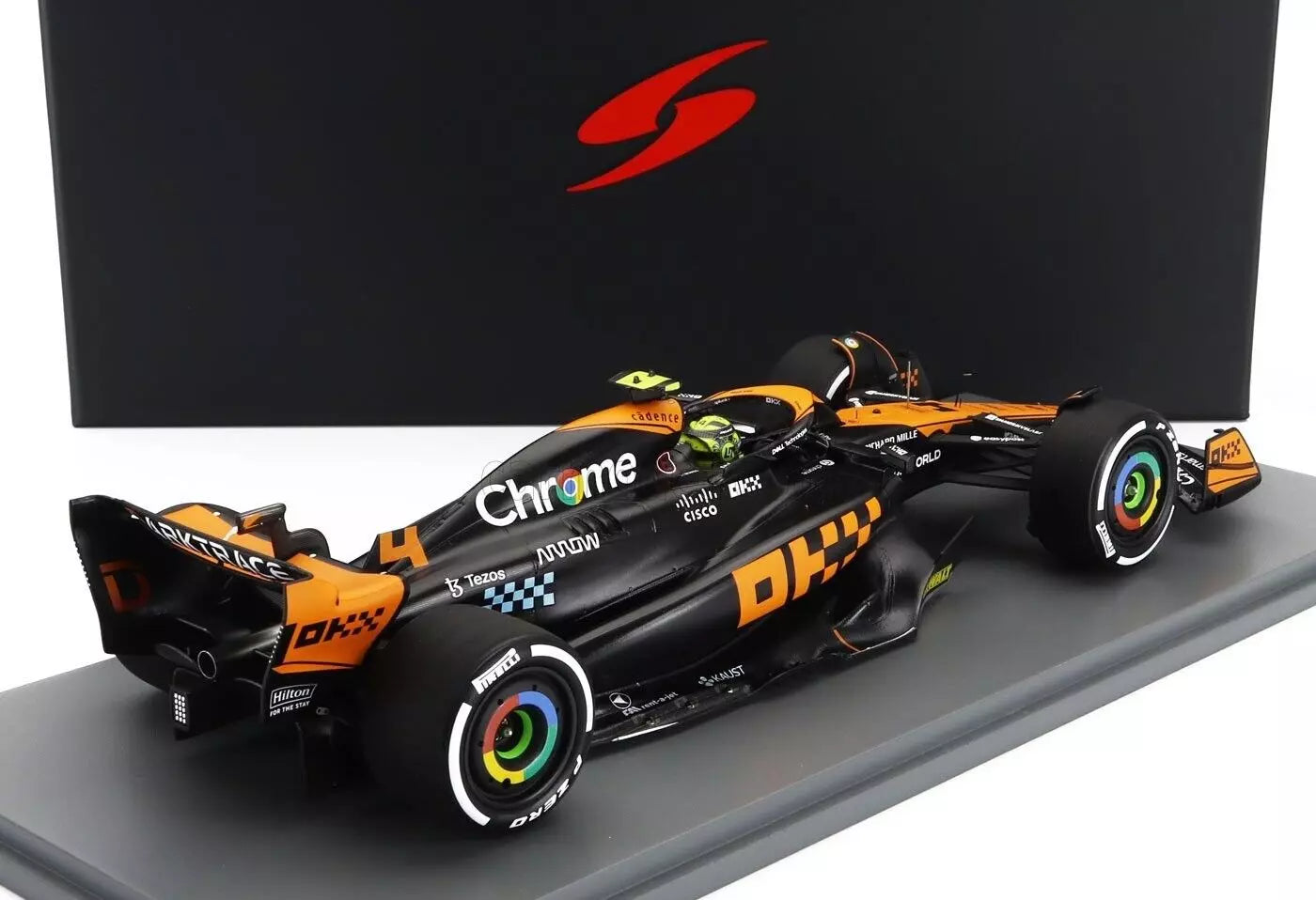 McLaren MCL60 2023 Japanese GP #4 Lando Norris W/ Display Case 1/18 Scale Spark 18S966