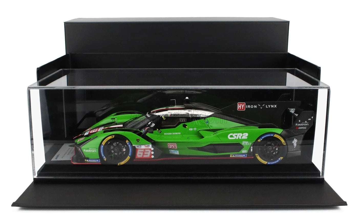 LAMBORGHINI SC63 3.8L V8 TURBO 24h LE MANS 2024 #63 1/18 Scale Model Looksmart