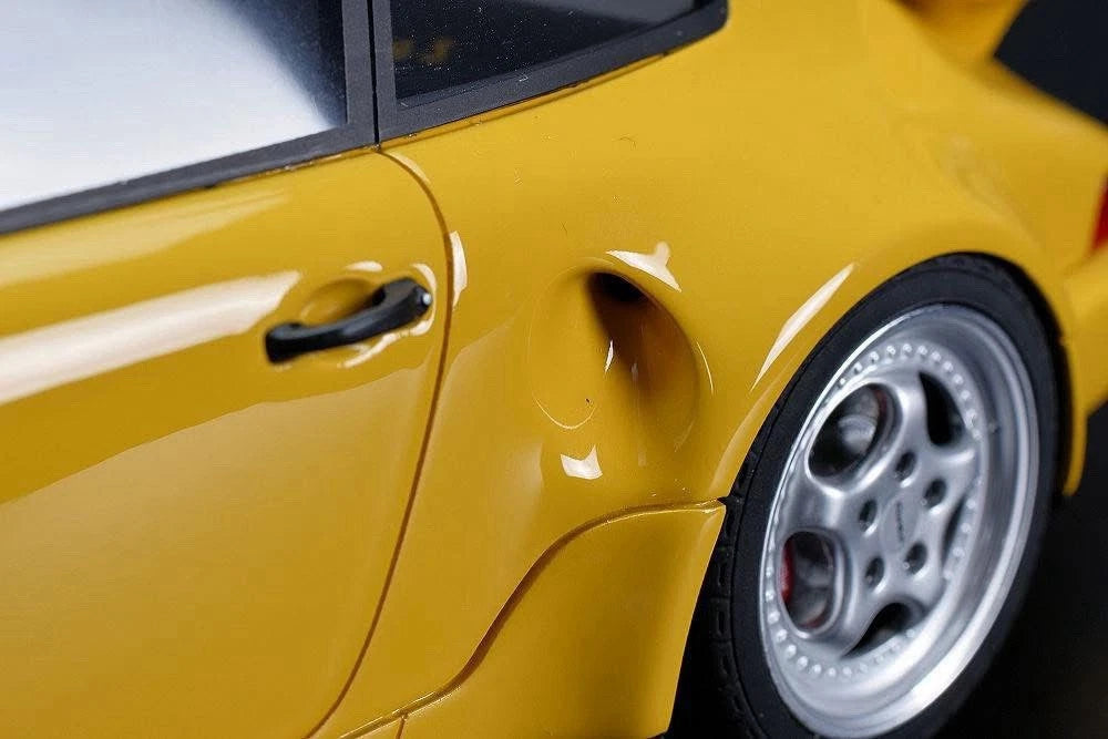 1992 PORSCHE 911 (964) TURBO S YELLOW 1/12 MODEL CAR BY GT SPIRIT
