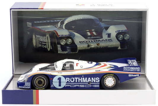 PORSCHE 956 LH - 24H LE MANS WINNER 1982 - 1/18 SCALE WERK83 BOX SET - ROTHMANS