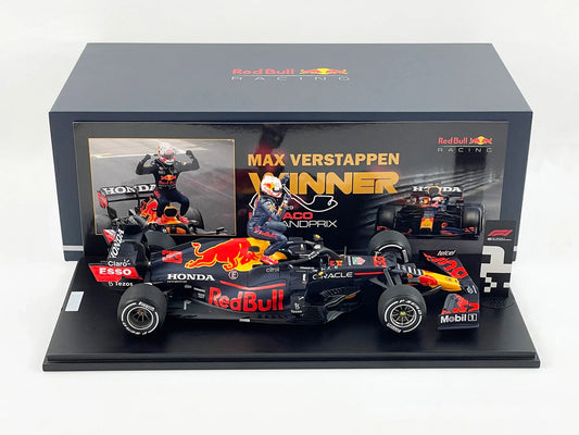 1/18 Scale Spark Red Bull F1 RB16B 33 Max Verstappen Monaco GP Winner