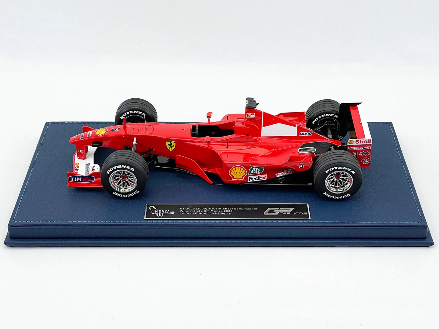 FERRARI F1-2000 - WINNER ITALIAN GP 2000 M. SCHUMACHER - GP REPLICAS 1/18 SCALE GP167AWD