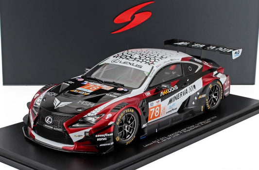 LEXUS RC F GT3 #78 24H Le Mans 2024 1/18 Scale Model by Spark w/ Display Case 18S448