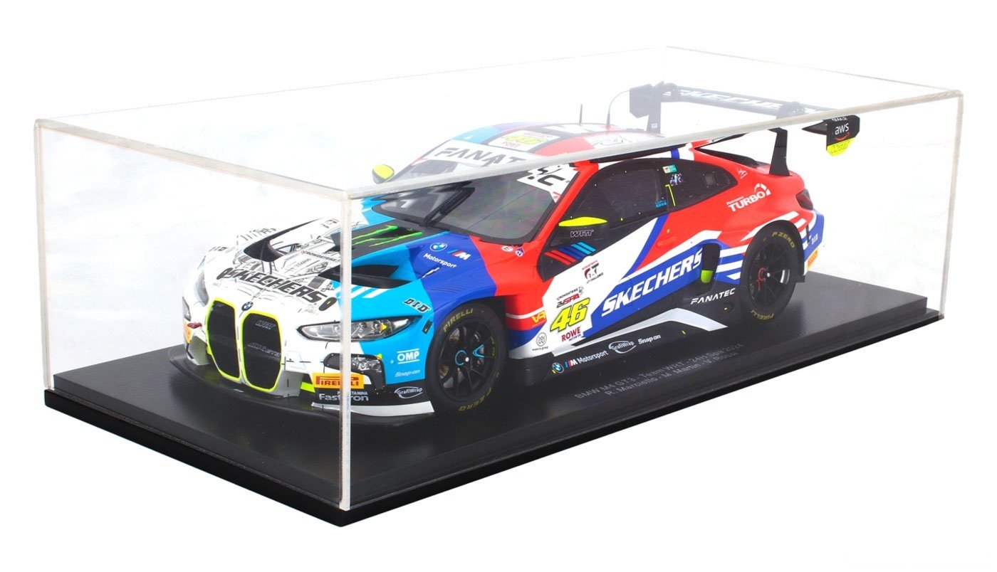 M4 GT3 TEAM WRT #46 24h SPA 2024 VALENTINO ROSSI 1/18 SCALE MODEL BY SPARK
