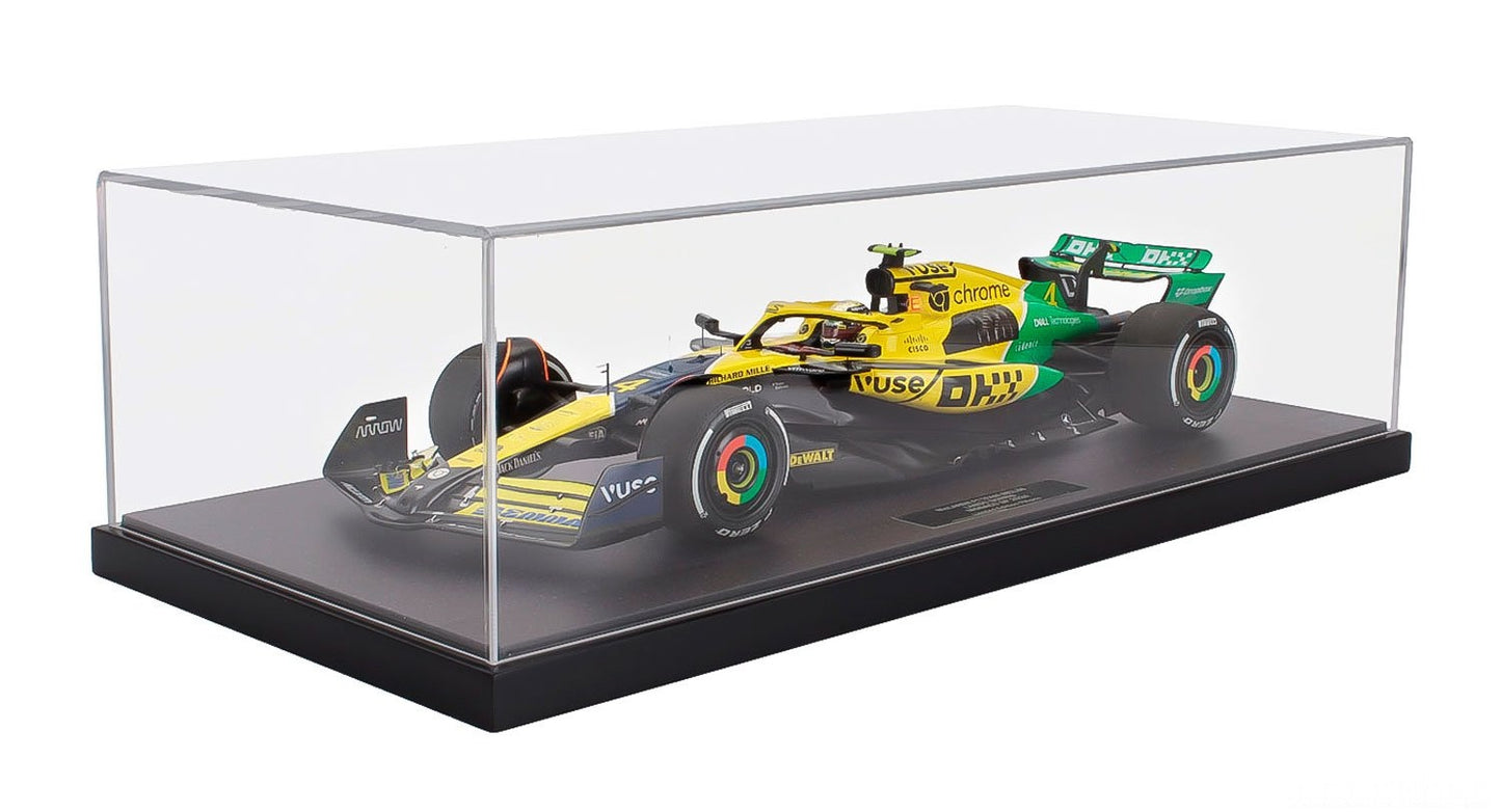 McLaren MCL38 #4 Lando Norris 2024 Monaco GP 1/12 Scale Model Car by Minichamps 537248004