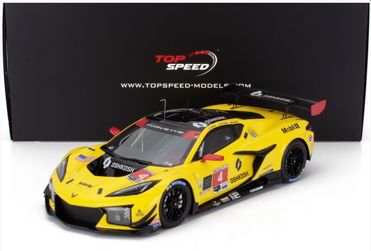 1/18 SCALE CHEVROLET CORVETTE Z06 GT3.R #4 2024 "24H DAYTONA" BY TOPSPEED MODELS TS0571