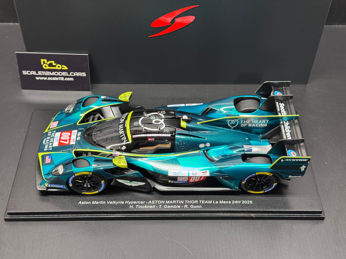 1/18 Scale Aston Martin Thor Valkyrie #007  Le Mans 24H 2025 Spark
