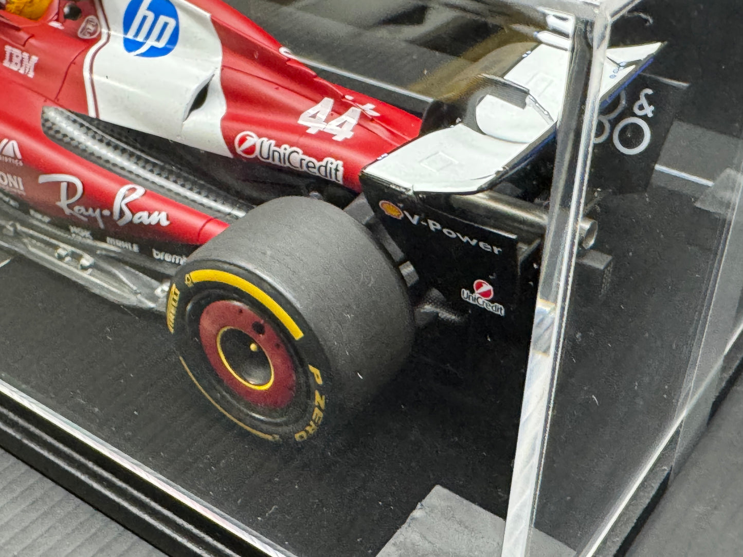 1/18 Looksmart FERRARI F1 SF-25 China GP Sprint Winner Lewis Hamilton Model Car LS18F1074