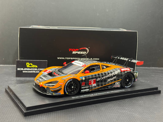 Mclaren 720S GT3 EVO #9 Pfaff Motorsport 2024 IMSA Daytona 24hrs 1/18 Topspeed