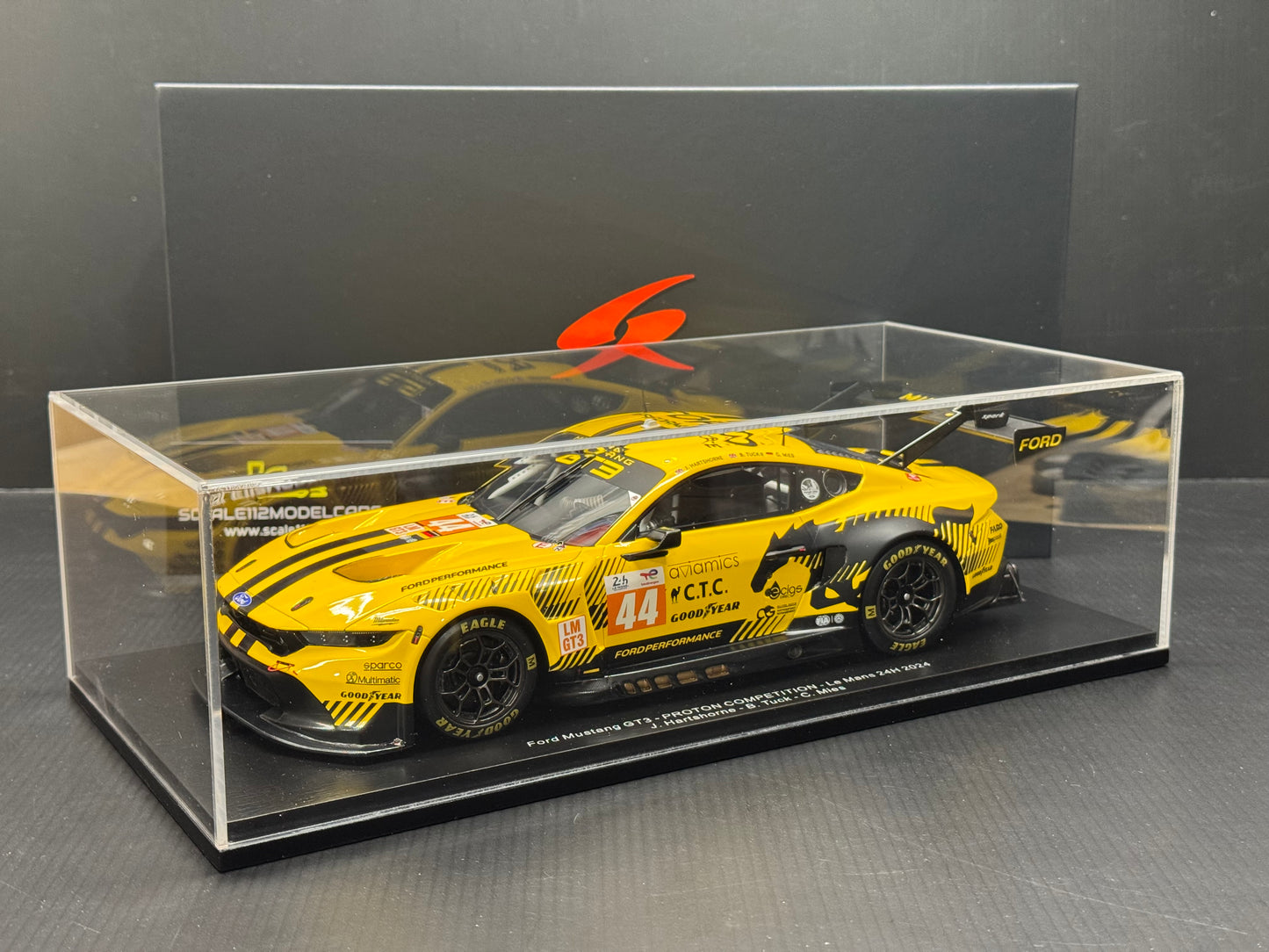 FORD MUSTANG GT3 PROTON COMPETITION #44 LeMans 24hr 2024 1/18 SPARK 18S657