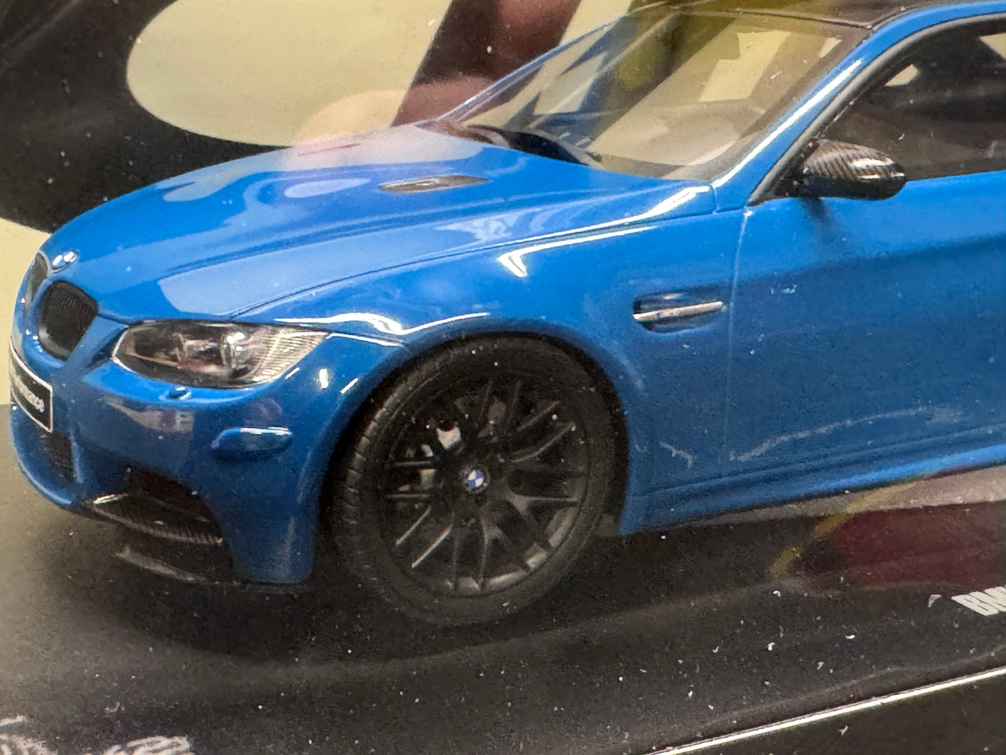 1/18 Scale BMW M3 E92 Coupe Laguna Seca Blue 2007 Resin Model by GT Spirit