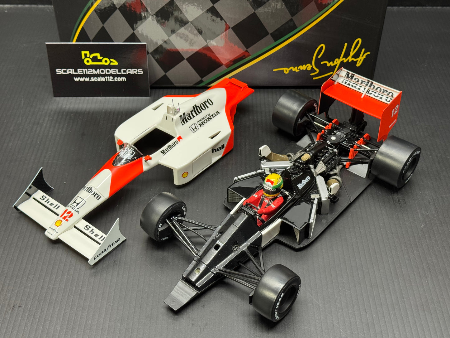 MCLAREN HONDA MP4/4 #12 1988 JAPAN GP SENNA 1988  MODEL  BY PREMIUM X 1/18 SCALE