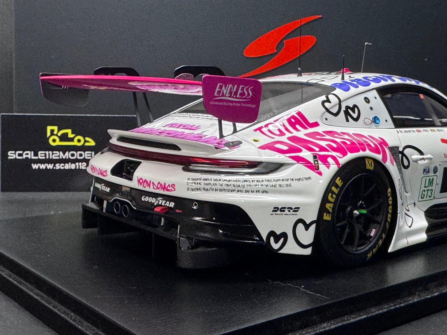 Porsche 911 GT3 R #85 24h LeMans 2025 Iron Dames 1:18 Scale Model Car by Spark