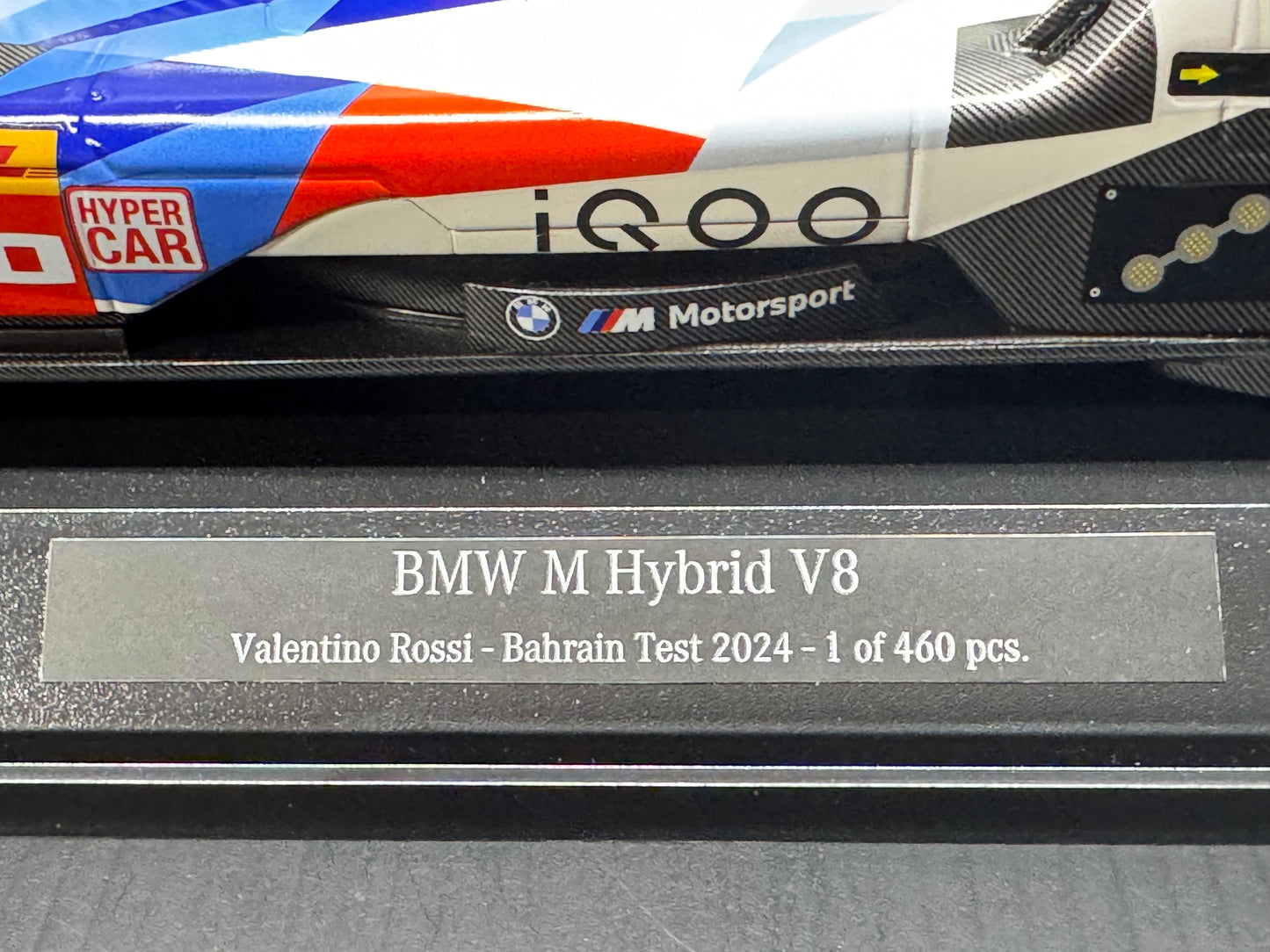 BMW M Hybrid V8 #20 Valentino Rossi Bahrain WEC Test 1 /18 Scale Minichamps