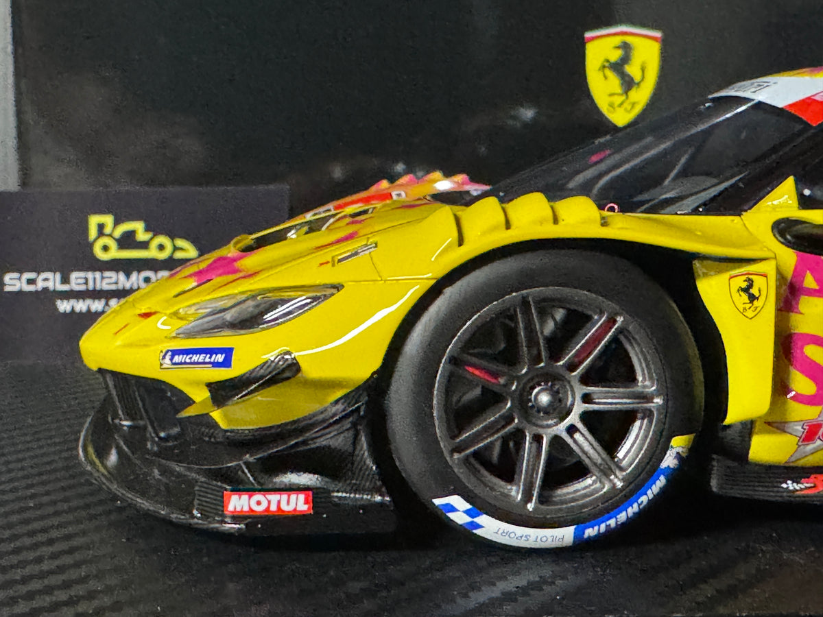 1/18 SCALE BBR FERRARI 296 GT3 #81 TEAM DRAGONSPEED 2025 LAGUNA SECA IMSA
