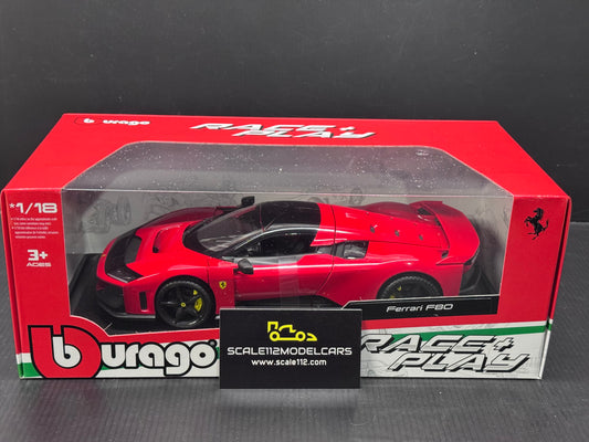 BBURAGO 1/18 - FERRARI F80 - 2024 DIECAST MODEL CAR