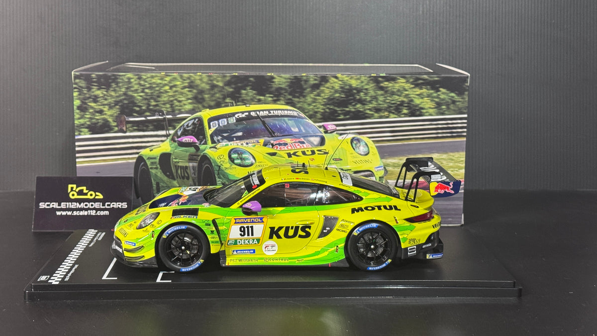 Porsche 911 GT3 R #911 2nd 24h Nürburgring 2025 Manthey Grello 1/18 Scale IXO