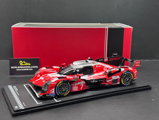 1/18 SCALE TOYOTA GR010 HYBRID #7 - 24H LE MANS 2025 5th - MODEL BY IXO