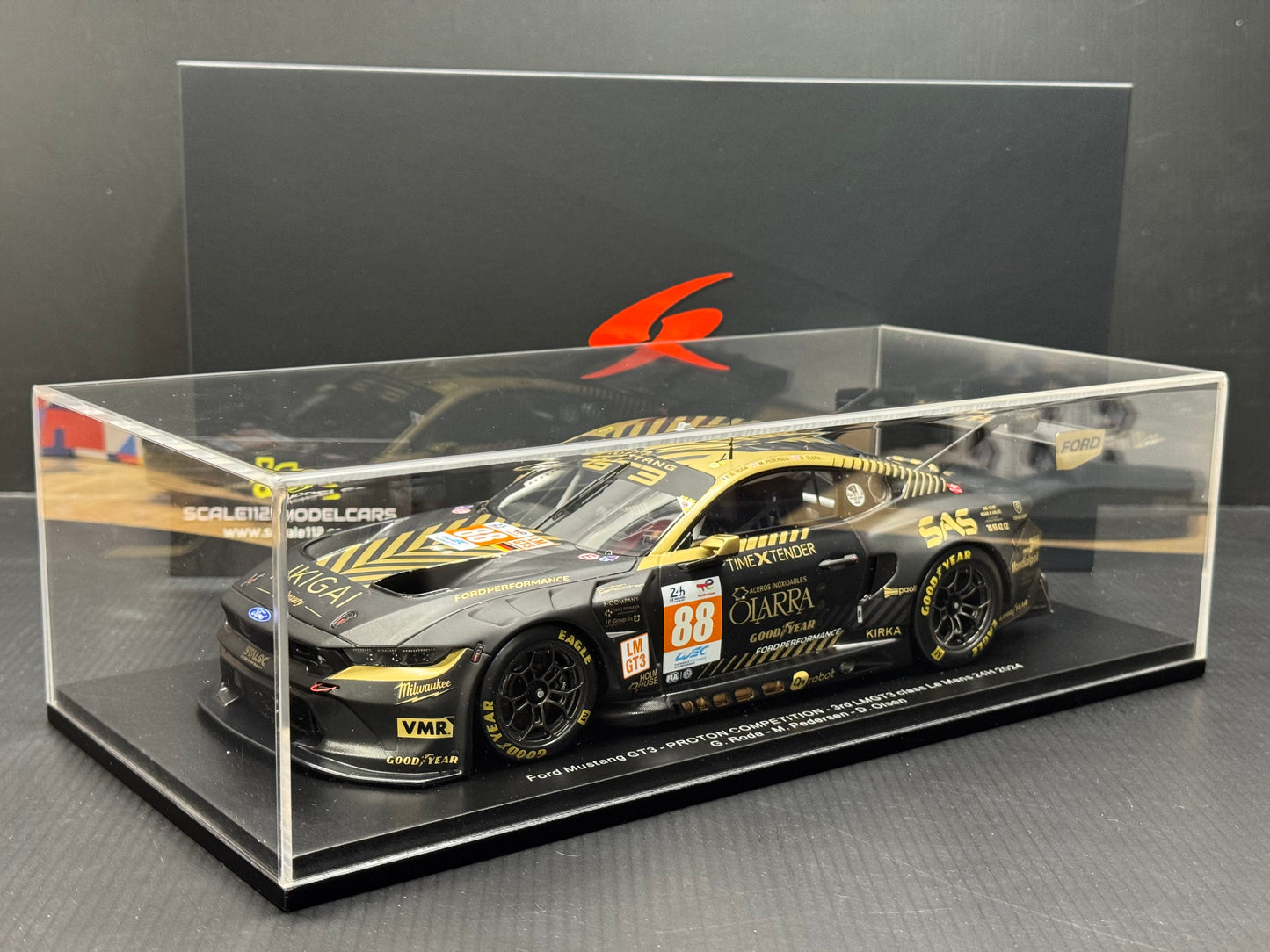 FORD MUSTANG GT3 PROTON COMPETITION #88 LeMans 24hr 2024 1/18 SPARK 18S661