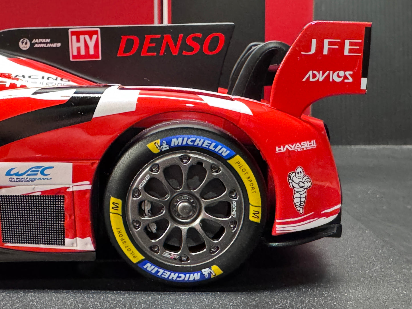 1/18 SCALE TOYOTA GR010 HYBRID #7 - 24H LE MANS 2025 5th - MODEL BY IXO