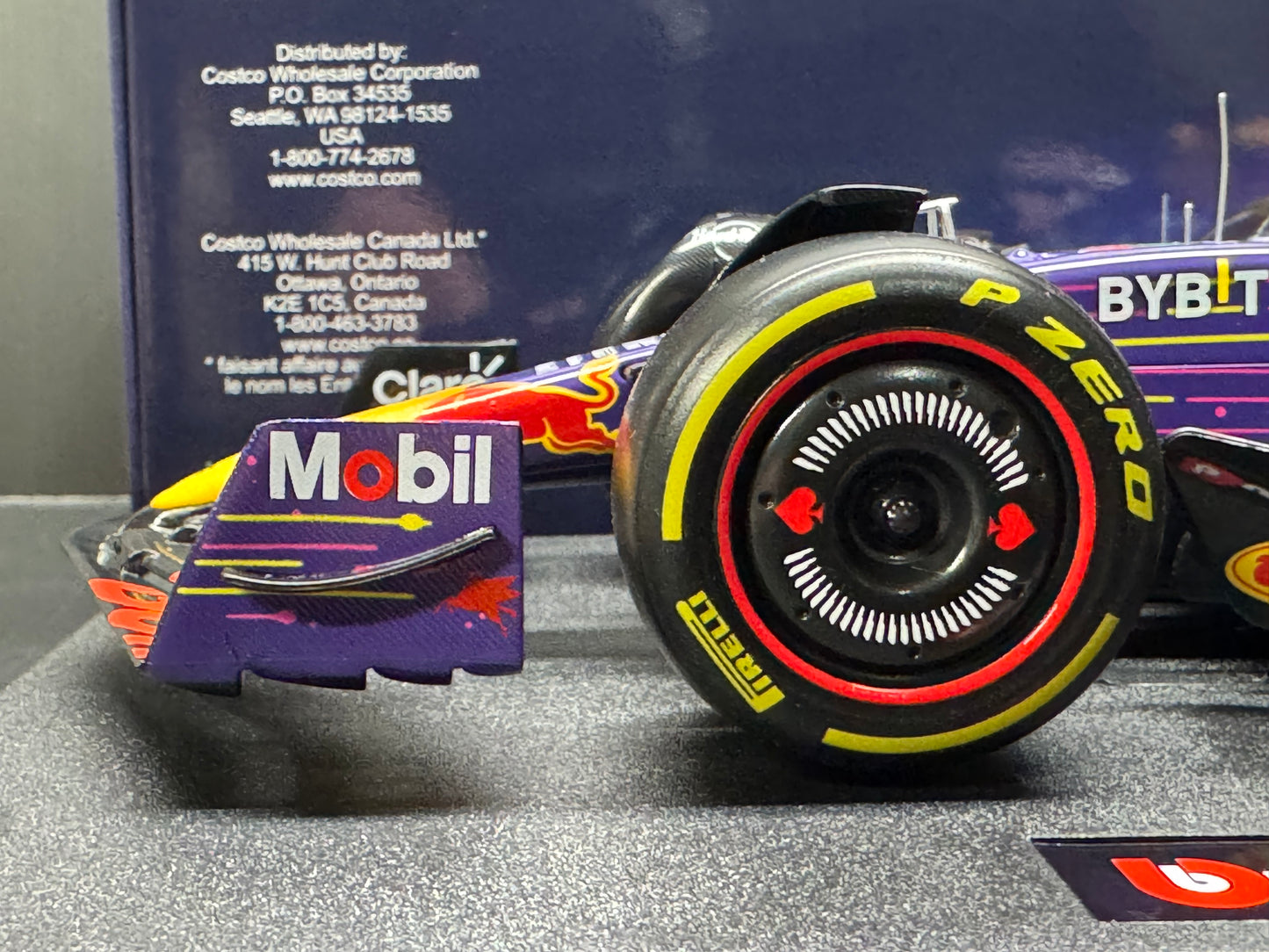 1/18 BBURAGO  RED BULL RB19 MAX VERSTAPPEN WINNER LAS VEGAS GP 2023 MODEL CAR